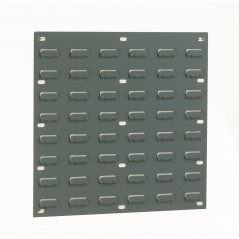 Grey Imperial Epoxy Powder Coated Louvre Panel 457mm (18") Wide