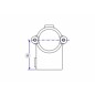 TF136 Clamp-on Tee (2 Bolt) TF136 Clamp-on Tee (2 Bolt)