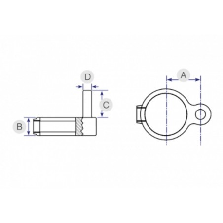 TF140 Gate Hinge Pin