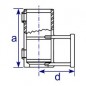 TF145 Railing Side Support (Horizontal Base)