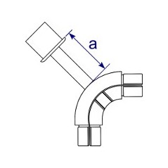 TF728C - Assist Expanding Internal Corner Bracket 42.4mm O/D