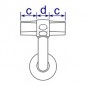 TF747C - Assist Expanding Internal Swivel Bracket 42.4mm O/D