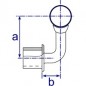 TF748C - Assist Saddle Internal Swivel Bracket 42.4mm O/D