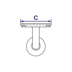 TF748C - Assist Saddle Internal Swivel Bracket 42.4mm O/D