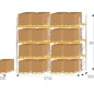 Pallet Racking 5000mm (H) x 900mm (D)