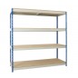 500 Rivet Shelving 1830mm (H) x 1830mm (W) 500 Rivet Shelving 1830mm (H) x 1830mm (W)