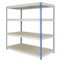 400 Rivet shelving 1830mm (H) x 2440mm (W) 400 Rivet shelving 1830mm (H) x 2440mm (W)
