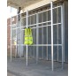 SH030 - 2 Bay Run Galvanised Hanging Garment Racking
