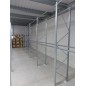 SH030 - 2 Bay Run Galvanised Hanging Garment Racking
