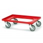 Plastic Dolly with Rubber Castors - suits Plastic Boxes Sizes 600 x 400 Plastic Dolly with Rubber Castors - suits Plastic Boxes Sizes 600 x 400