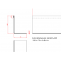 Mezzanine Floor Steel Kickplate / Kickboard - 1500mm or 2000mm (5 Pack)