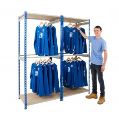 Single Garment Racking 915mm Wide