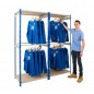Single Garment Racking 1220mm Wide Single Garment Racking 1220mm Wide