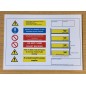 A3 Pallet Racking Loading Notice - 3mm PVC