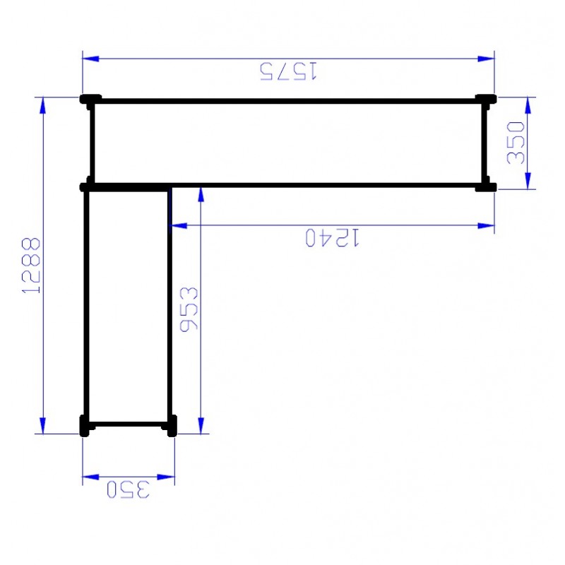 Corner Shelving Solution 2000mm (H) x 1500/900mm(W) x 320mm(D) Corner Shelving Solution 2000mm (H) x 1500/900mm(W) x 320mm(D)