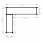 Corner Shelving Solution 2000mm (H) x 1500/900mm(W) x 320mm(D) Corner Shelving Solution 2000mm (H) x 1500/900mm(W) x 320mm(D)