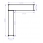 Corner Shelving Solution 2000mm (H) x 1500/1500mm(W) x 320mm(D)