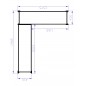 Corner Shelving Solution 2000mm (H) x 1500/1500mm(W) x 400mm(D) Corner Shelving Solution 2000mm (H) x 1500/1500mm(W) x 400mm(D)
