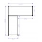 Corner Shelving Solution 2000mm (H) x 1500/1200mm(W) x 600mm(D) Corner Shelving Solution 2000mm (H) x 1500/1200mm(W) x 600mm(D)