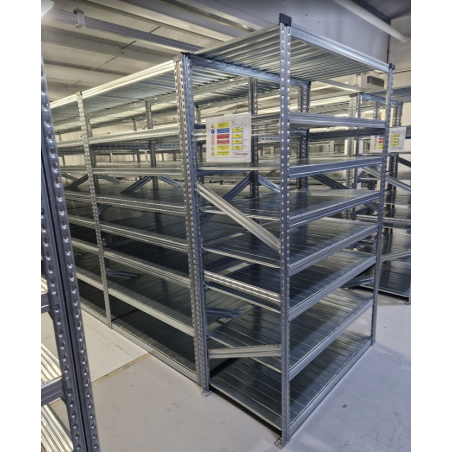 Super 123 Galvanised Shelving Installation