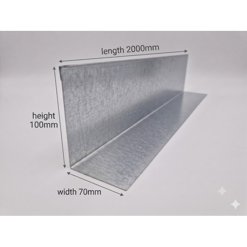 Mezzanine Floor Steel Kickplate 2000mm (100x70mm Angle) Mezzanine Floor Steel Kickplate 2000mm (100x70mm Angle)