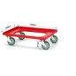 Plastic Dolly with Rubber Castors - suits Plastic Boxes Sizes 600 x 400 Plastic Dolly with Rubber Castors - suits Plastic Boxes Sizes 600 x 400