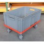 Plastic Dolly with Rubber Castors - suits Plastic Boxes Sizes 600 x 400 Plastic Dolly with Rubber Castors - suits Plastic Boxes Sizes 600 x 400